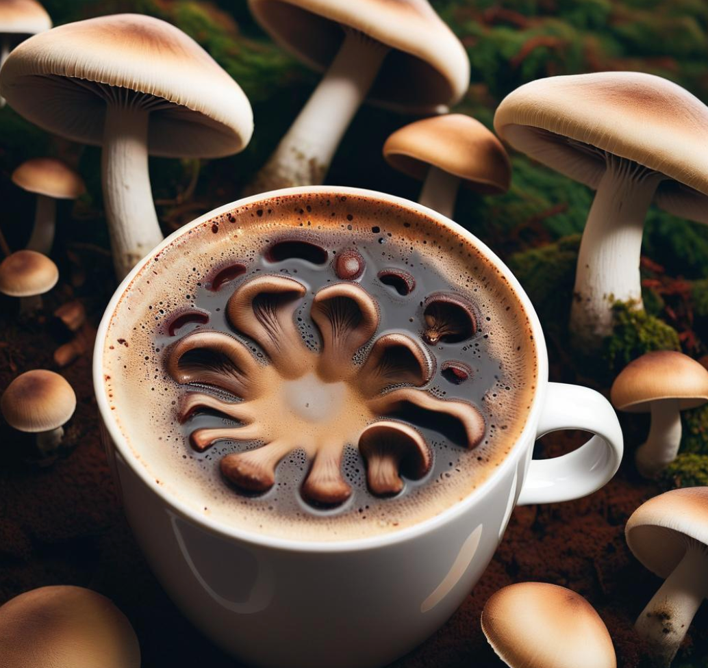 Collection of Exploring the Buzz Around Mushroom Coffee: Health Trend or Hype? in a gallery layout