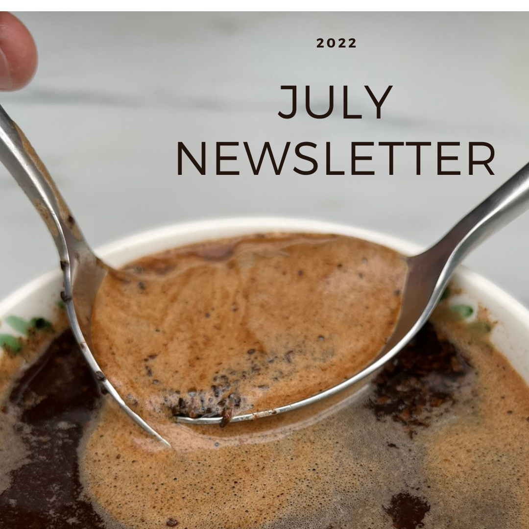 Collection of July Newsletter in a gallery layout