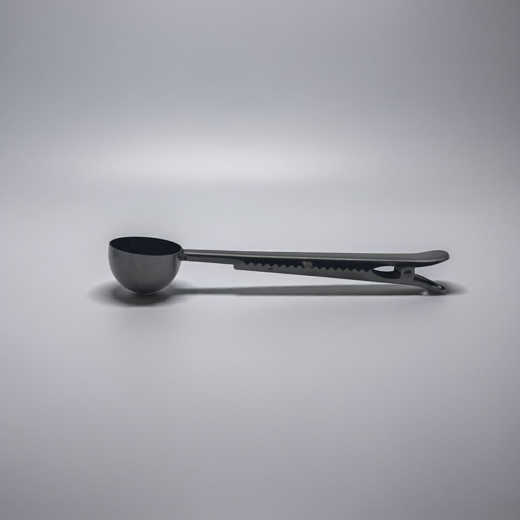 Collection of Coffee Spoon and Sealing Clip in a gallery layout