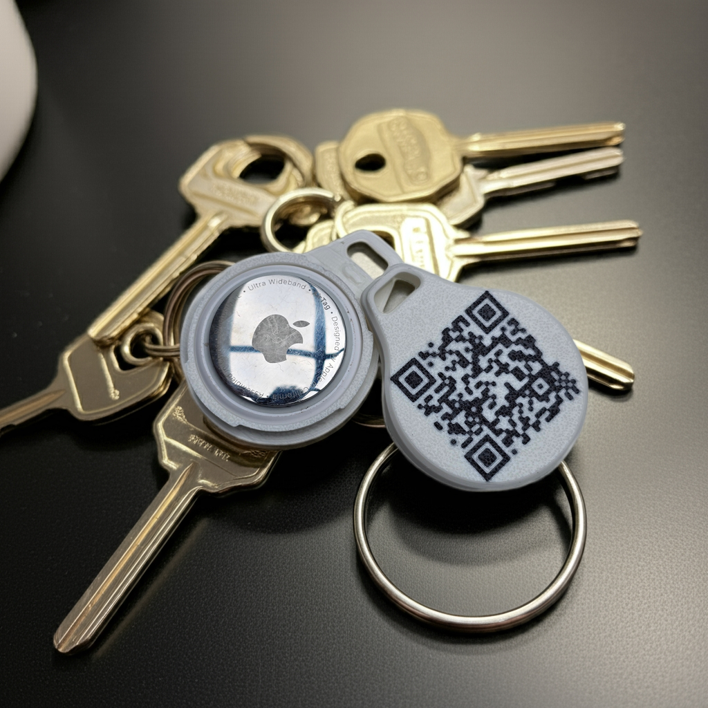 Collection of Apple Air Tag Key Rings in a gallery layout