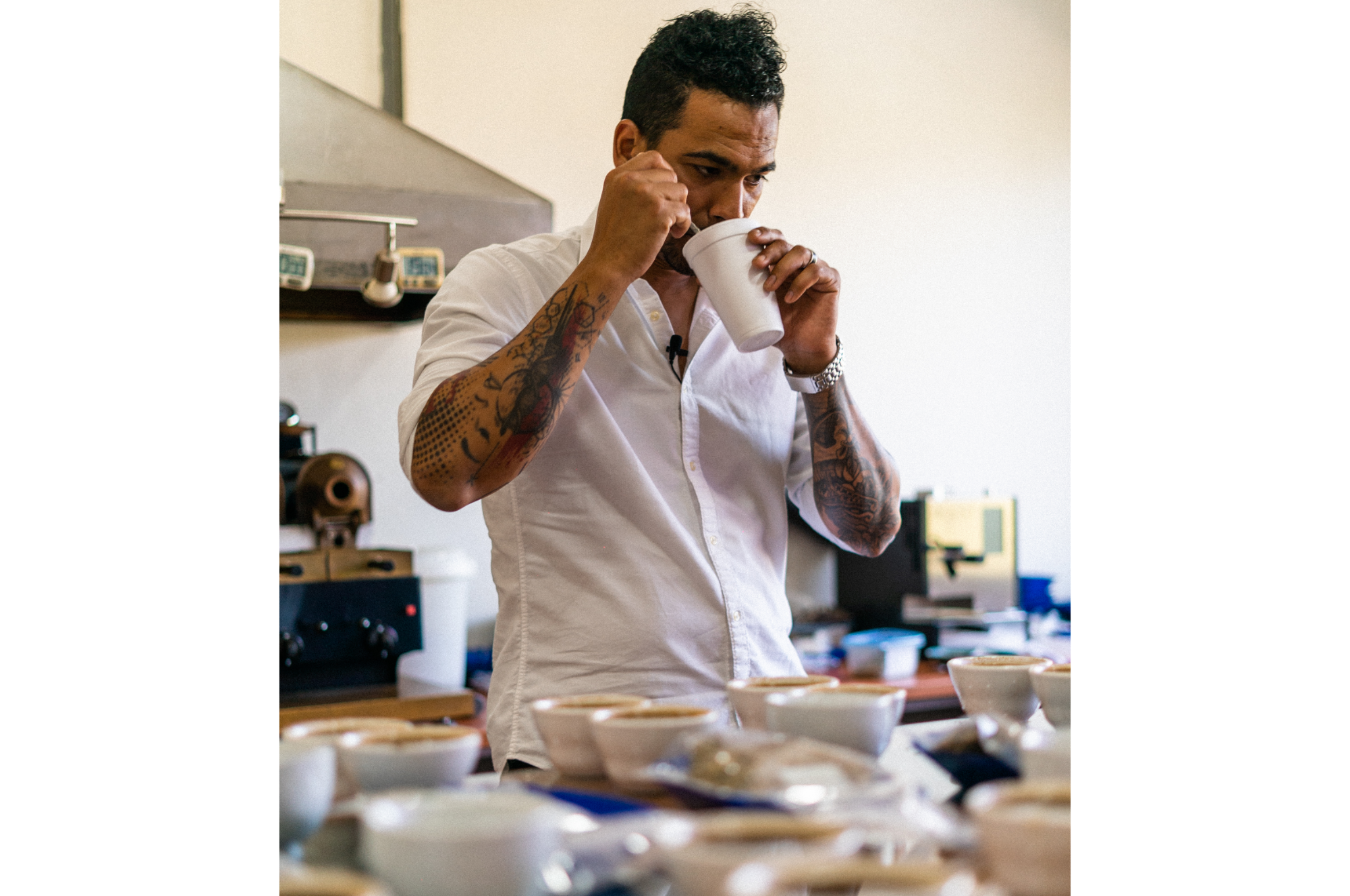 Collection of Coffee Cupping Session in a gallery layout