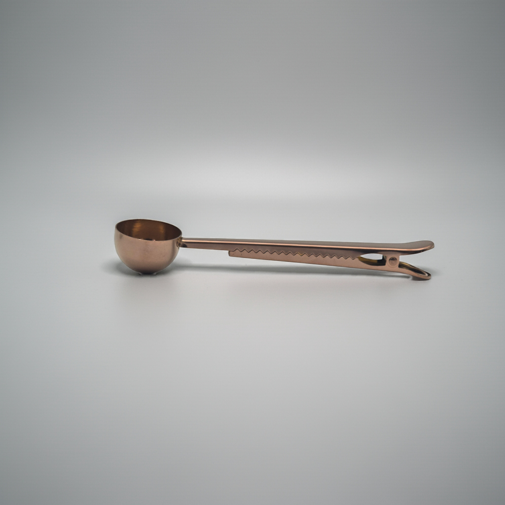 Collection of Coffee Spoon and Sealing Clip in a gallery layout