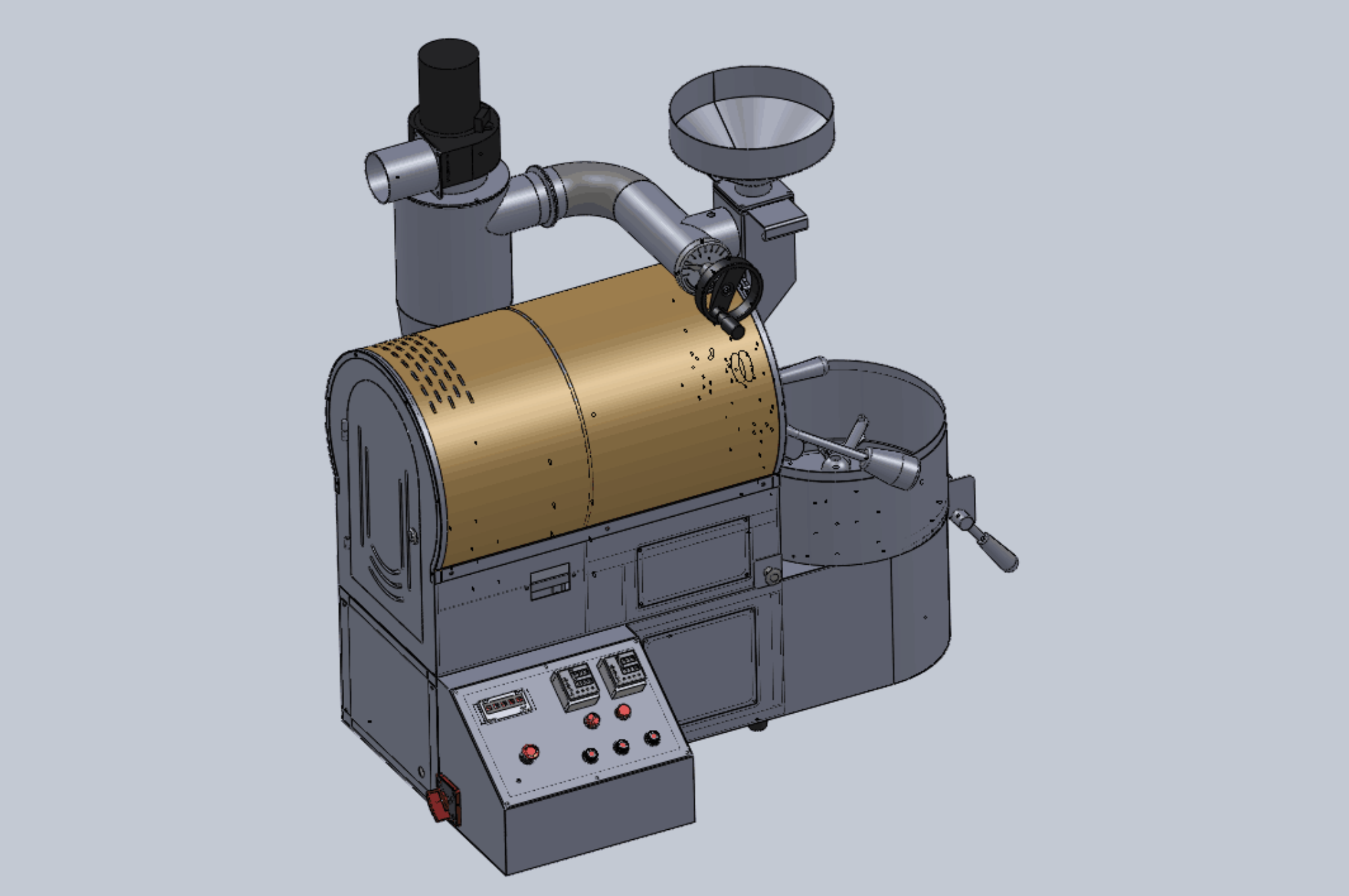 Collection of Gas or Electric Coffee Roaster Machines in a gallery layout