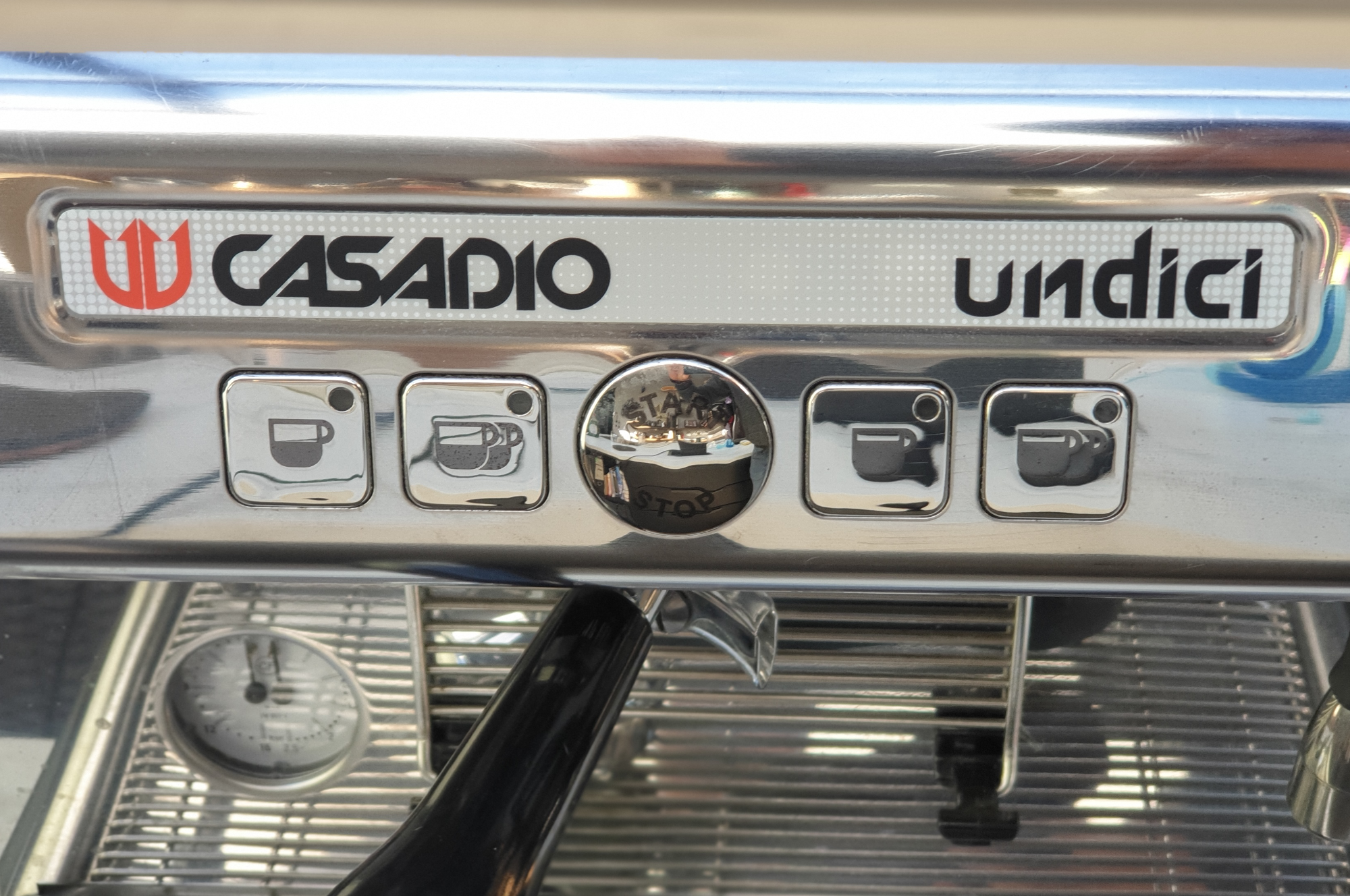 Collection of Casadio Undici A1 Tall Cup Single Group Espresso Machine in a gallery layout