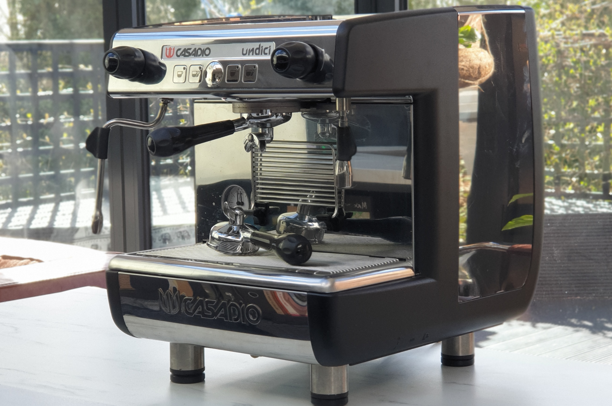 Collection of Casadio Undici A1 Tall Cup Single Group Espresso Machine in a gallery layout
